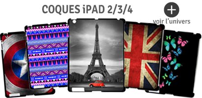coques pour ipad 2 ,3,4