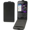 ELSLI0012-BBQ10 - Housse Etui fin noir à rabat Blackberry Q10