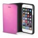 BOOKSE1005HP - Etui Folio Fonex série Book Shine pour iPhone 6s rose