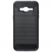 CARBOBRUSH-J320F - Coque Galaxy J3-2016 antichoc coloris noir aspect carbone