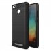 CARBOBRUSH-REDMI3SNOIR - Coque Xiaomi Redmi-3S antichoc coloris noir aspect carbone