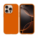 COV-IP16PMAXORANGE - Coque en silicone iPhone 16 Pro Max souple flexible et enveloppante orange