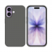 COV-IP17GRIS - Coque en silicone iPhone 17 souple flexible et enveloppante coloris gris