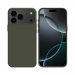 COV-IP17PROGRIS - Coque en silicone iPhone 17 Pro souple flexible et enveloppante coloris gris foncé