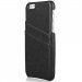 COVCUIRCARTEGALS6EDGENO - Coque noire avec logements cartes pour Samsung Galaxy S6 EDGE