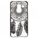 COVDREAMA52016NOIR - Coque translucide motif dreamcatcher noir pour Galaxy A5-2016 SM-A510F