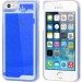 COVLABYIP5BLEU - Coque rigide iPhone 5S collection Labyrinthe bleu avec bille a l'intéieur