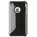 COVBRI-IPHONE-NO - Coque arriere noir brillant pour iPhone 3G 3GS
