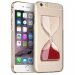 COVSABIP6ROUGE - Coque rigide pour iPhone 6 collection Sablier avec sable rouge