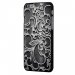 CPRN1IPHONE6ARABESQNOIR - Coque noire iPhone 6 impression Motifs Arabesque noire