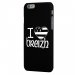 CPRN1IPHONE6DRAPBREIZH - Coque noire iPhone 6 impression drapeau breton I Love Breizh