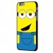 CPRN1IPHONE6MINYEUMOQ - Coque noire iPhone 6 Impression Mignon Personnage Moqueur