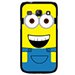 CPRN1COREMINYEUJOI - Coque rigide Noire pour Samsung Galaxy Core i8260 avec motif Mignon Personnage Joyeux