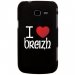 CPRN1S7390COEURBREIZH - Coque rigide Galaxy Trend Lite S7390 Impression coeur rouge I Love Breizh