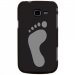 CPRN1S7390PIED - Coque rigide Galaxy Trend Lite S7390 Impression motif empreinte de pied