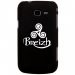 CPRN1S7390TRISKEL - Coque rigide Galaxy Trend Lite S7390 Impression Triskel celte blanc