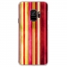 CRYSGALAXYS9BANDESVINT2 - Coque rigide transparente pour Samsung Galaxy S9 avec impression Motifs bandes effets vintages 2