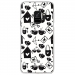 CRYSGALAXYS9LOVE3 - Coque rigide transparente pour Samsung Galaxy S9 avec impression Motifs Love coeur 3
