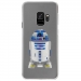 CRYSGALAXYS9ROBOT - Coque rigide transparente pour Samsung Galaxy S9 avec impression Motifs robot