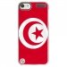 CRYSTOUCH5DRAPTUNISIE - Coque rigide transparente pour Apple iPod Touch 5 avec impression Motifs drapeau de la Tunisie