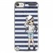CRYSTOUCH5MANGAMARINE - Coque rigide transparente pour Apple iPod Touch 5 avec impression Motifs manga fille marin