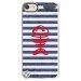CRYSTOUCH6POISSON - Coque rigide transparente pour Apple iPod Touch 6G avec impression Motifs squelette poisson