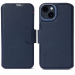 DECODED-D23IPO14PDW5NY - Etui Decoded Premium détachable 2en1 Phone 14 Pro cuir bleu marine