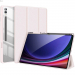 DUX-TOBYTABS9ULTRAROSE - Etui Galaxy Tab S9 Ultra Dux-Ducis série TOBY rose avec coque souple et rabat articulé