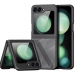 DUXAIMO-FLIP6NOIR - Coque Galaxy Z Flip 6 / Z FLIP 7FE coque transparente avec contour noir