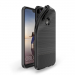 DUXMOJO-P20LITENOIR - Coque Huawei P20 LITE antichoc flexible noir métal brossé