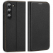DUXSKINX2-S23PLUS - Etui Dux Skin X2 Galaxy S23+ noir fin rabat latéral aimant invisible et coque arrière flexible