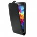 DVSLIMS5MINI - Etui Slim à rabat pour Galaxy S5 Mini coloris noir lisse aspect mat logo argenté