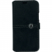 FACOBOOKIP11PMAX - Etui iPhone 11 Pro MAX Faconnable rtabat latéral noir avec logements cartes