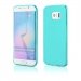 FITTYCOVS6EDGEBLEU - Coque souple Housse ultra fine Fitty coloris bleu translucide pour Samsung Galaxy S6 Edge