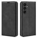FPWALL-A55 - Etui folio Galaxy A55 rabat latéral noir avec logements cartes