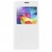 GCASEFOLIOS5BLANC - Etui GCase Folio fenêtre active pour Samsung Galaxy S5 blanc