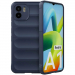 IX008-REDMIA1BLEU - Coque Xiaomi Redmi-A1 / Redmi-A2 antichoc relief texturé coloris bleu foncé