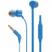 JBL-T110BLEU - Casque intra-auriculaire JBL T110 coloris bleu fiche jack 3,5 mm