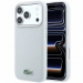 LCHMP18XPLAG - Coque officielle LACOSTE pour iPhone 17/18 Pro MAX Iconic Petit Pique gris MagSafe