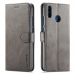 LCIMEEKE-HONOR8XGRIS - Etui Honor 8X LC-IMEEKE haut de gamme gris logements carte fonction stand
