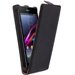 LUXYXPERIAM2 - Etui Slim Luxy cuir noir pour Xperia M2