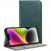 MAGNETO-S22ULTRAVERT - Etui folio Samsung Galaxy S22 Ultra rabat latéral coloris vert