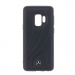 MEHCS9LDCLBK - Coque Galaxy S9+ Mercedes cuir avec logo métal