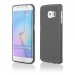 MINIGELBIMATS6EDGEFUME - Coque Souple Housse minigel fumé pour Samsung Galaxy S6 Edge avec contour transparent