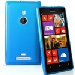 MINIGELBLEULUM925 - Coque Housse minigel bleu glossy Lumia 925 Nokia