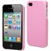 MUBKC0303_IP4ROSE - Coque Muvit Glossy Rose pour iPhone 4S et 4 et film écran