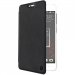 MUFLC0007-DES825 - Etui HTC Desire 825 et Desire 10 LifeStyle de Muvit Folio-Case rabat noir et dos crystal