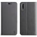 MUFLS0197-P20 - Etui Huawei-P20 Folio-Stand noir rabat latéral logements cartes