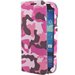 MUFOLIOS4-CAMROSE - Etui folio camouflage rose pour Samsung Galaxy S4 i9500