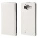 SLIMGRAINLUM950BLANC - Etui Slim blanc à rabat vertical pour Microsoft Lumia 950